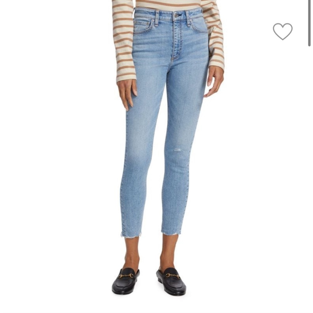 rag & bone Nina High Rise Ankle Skinny Jeans